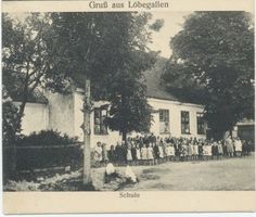 Löbenau, Kreis Schloßberg Löbegallen, Schule 