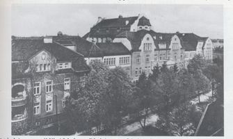 Königsberg (Pr.), Stadtkreis Königsberg Luisenallee 81-105 Königsberg, Mittelhufen, Luisenallee, Neue Blindenanstalt, Ansicht aus südöstlicher Richtung Königsberg, Blindenanstalt