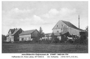 Haffwerder, Ort, Kreis Labiau 