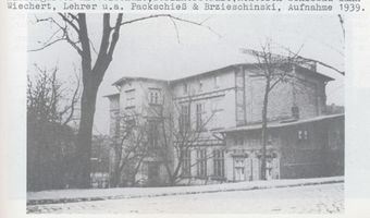 Königsberg (Pr.), Stadtkreis Königsberg Berliner Straße Königsberg, Berliner Straße, Nassgärter Mittelschule Königsberg, Alter und Nasser Garten