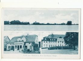 Molteinen, Kreis Gerdauen Molteinen, Ortsansicht, Gasthaus, Schloss Мольтайнен, вид местности, трактир, замок