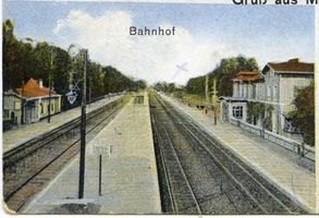 Metgethen, Ort und Bahnstation, Stadtkreis Königsberg Metgethen, Ort und Bahnstation, Bahnhof 