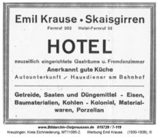 Kreuzingen, Kreis Elchniederung 