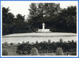 Ortelsburg, Stadt, Kreis Ortelsburg Ortelsburg, Park mit Bismarck-Büste 