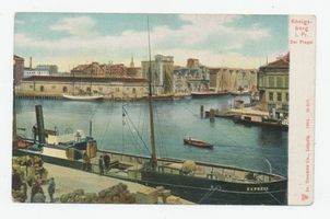 Königsberg (Pr.), Stadtkreis Königsberg Königsberg, Am Pregel mit Blick auf die Lastadien Königsberg, Pregel