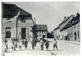 Domnau, Stadt, Kreis Bartenstein Domnau, Schuhwarengeschäft 