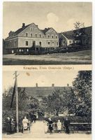 Kraplau, Ort, Kreis Osterode Kraplau, 2 Ansichten 