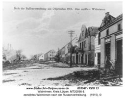 Widminnen, Kreis Lötzen Marktplatz, Widminnen