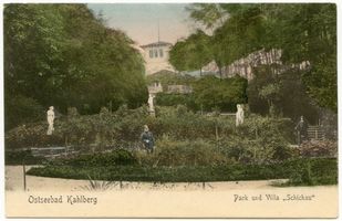 Kahlberg-Liep, Ort, Kreis Elbing Kahlberg-Liep, Park und Villa  Schichau  