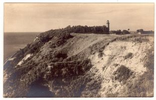 Brüsterort, Kreis Samland Brüsterort, Steilküste mit Leuchtturm 