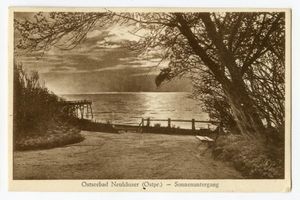 Neuhäuser, Kreis Samland Neuhäuser, Sonnenuntergang Нойхойзер, закат