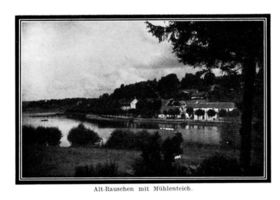Rauschen Kr. Samland, Kreis Samland Rauschen Kr. Samland, Alt Rauschen mit Mühlenteich 