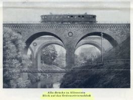 Allenstein, Stadtkreis Allenstein Allenstein, Eisenbahnbrücken III Allenstein, Brücken