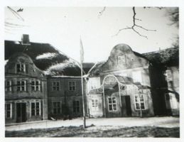 Lablacken Kr. Labiau, Kreis Labiau Lablacken Kr. Labiau, Schloss, Eingang mit Glasveranda 