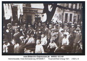 Heinrichswalde Kr. Elchniederung, Kreis Elchniederung Friedrichstraße  Elchniederung, Personen d. öffentl. Lebens, z.B.Bürgermstr., Gendarmen