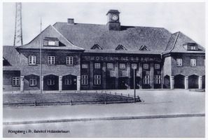 Königsberg (Pr.), Stadtkreis Königsberg Königsberg (Pr.), Bahnhof Holländerbaum II Кёнигсберг (Пр.), вокзал Холлендербойм, II