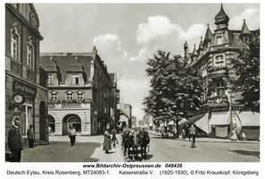 Deutsch Eylau, Kreis Rosenberg  Deutsch Eylau, Geschäftsstraßen