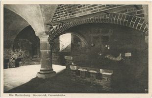 Marienburg, Westpr., Kreis Marienburg Marienburg i. Westpr., Die Marienburg, Hochschloß, Küche II Marienburg, Schloß, Innenräume