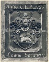 Königsberg (Pr.), Stadtkreis Königsberg Reifschlägerstraße 34 Königsberg (Pr.), Lastadie, Reifschlägerstraße, Speichermarke  Lammspeicher  Königsberg, Speicherviertel am Hundegatt (Lastadie)