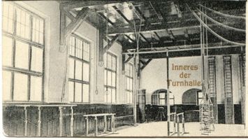Ebenrode, Stadt, Kreis Ebenrode Ebenrode fr. Stallupönen, Turnhalle, Innen Эбенроде, быв. Шталлупёнен, гимнастический зал, интерьер