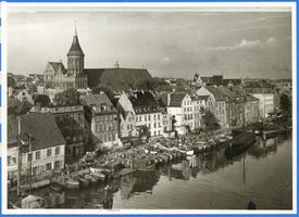 Königsberg (Pr.), Stadtkreis Königsberg Am blauen Turm Königsberg (Pr.), Am blauen Turm und Dom III Königsberg, Pregel