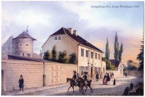 Königsberg (Pr.), Stadtkreis Königsberg Königsberg (Pr.), Kants Wohnhaus 1829 Кёнигсберг (Пр.), дом Канта, 1829