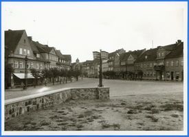 Ortelsburg, Stadt, Kreis Ortelsburg Ortelsburg, Blick vom Rathaus auf Markt 