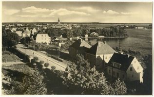 Lyck, Stadt, Kreis Lyck Lyck, Blick vom Wasserturm auf die Stadt V 