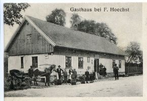 Pfalzrode, Kreis Goldap Oszeningken, Gasthaus bei F. Hoechst 