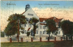 Neidenburg, Stadt, Kreis Neidenburg Neidenburg, Neues Johanniter Krankenhaus Neidenburg, Krankenhäuser