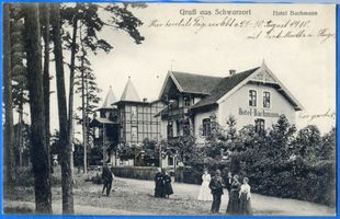 Schwarzort, Kreis Memel Schwarzort, Hotel Bachmann III 