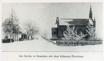 Rossitten Kr. Samland, Kreis Samland Rossitten Kr. Samland, Kirche mit dem früheren Pfarrhaus Rossitten Kr. Samland, Ein Rundgang durch den Ort und die Umgebung