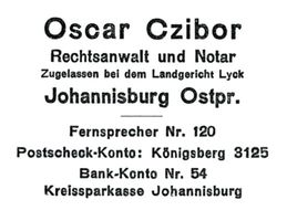 Johannisburg, Kreis Johannisburg Graf-Yorck-Straße (fr. Warschauer Straße) 10 Johannisburg, Graf-Yorck-Straße (fr. Warschauer Straße), Czibor Johannisburg (Kreis), nicht verortete Bildmotive