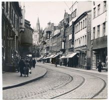 Königsberg (Pr.), Stadtkreis Königsberg Königsberg (Pr.), Französische Straße mit Blick zum Schloß II-2 Königsberg, Schloß