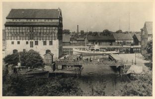 Memel, Stadt, Stadtkreis Memel Memel, Dampferanlegestelle und alte Reismühle III Мемель, пароходная пристань и старая рисовая мельница, III