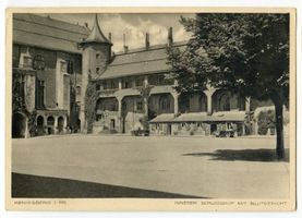 Königsberg (Pr.), Stadtkreis Königsberg Königsberg (Pr.), Innerer Schloßhof mit Blutgericht Königsberg, Weinrestaurant  Blutgericht  im Schloß