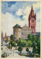 Königsberg (Pr.), Stadtkreis Königsberg Kaiser-Wilhelm-Platz Königsberg (Pr.), Schloß mit Kaiser-Wilhelm-Platz, Zeichnung III Königsberg, Schloß