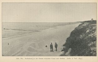  Kurische Nehrung, Seebuhnen in der Ostsee zwischen Cranz und Sarkau Kurische Nehrung, Dünen