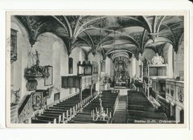 Bladiau, Kreis Heiligenbeil Bladiau, Ordenskirche, Innenansicht Бладау, орденская церковь, интерьер