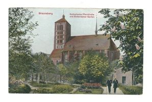 Braunsberg Kr. Braunsberg, Kreis Braunsberg Braunsberg, Katholische Pfarrkirche mit Botanischem Garten II Braunsberg, Katholische Pfarrkirche (Katharinenkirche)