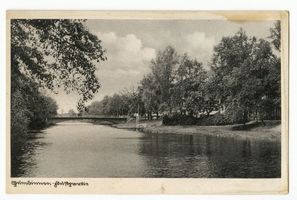 Gumbinnen, Stadt, Kreis Gumbinnen Gumbinnen, Flußpartie V Гумбиннен, вид на реке, V