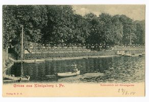 Königsberg (Pr.), Stadtkreis Königsberg Königsberg (Pr.), Schloßteich mit Börsengarten III Königsberg, Schloßteich