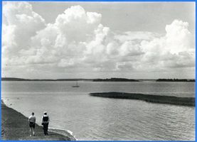 Spirdingswerder, Kreis Johannisburg Spirdingswerder, Blick auf den Spirdingsee Спирдингсвердер, вид на озеро Спирдинг