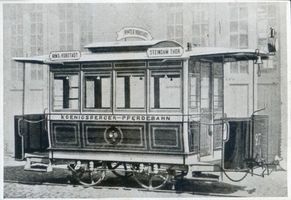 Königsberg (Pr.), Stadtkreis Königsberg Königsberg (Pr.), Pferdebahnwagen 