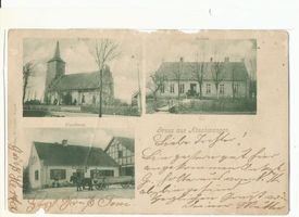 Abschwangen, Kreis Preußisch Eylau Abschwangen, Kirche, Schule, Gasthaus 