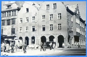 Allenstein, Stadtkreis Allenstein Allenstein, Häuser auf dem Markt IV 