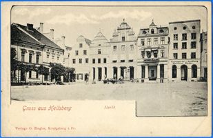 Heilsberg Kr. Heilsberg, Stadt, Kreis Heilsberg Heilsberg Kr. Heilsberg, Markt VI Хайльсберг, уезд Хайльсберг, рыночная площадь, VI