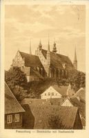 Frauenburg, Kreis Braunsberg Frauenburg, Domkirche mit Stadtansicht Frauenburg, Dom