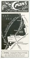 Cranz Kr. Samland, Ort, Kreis Samland Cranz, Cranzer Bahn, Übersichtskarte 