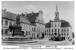 Tilsit, Stadt, Stadtkreis Tilsit Schenkendorfplatz  Tilsit, Schenkendorfplatz
